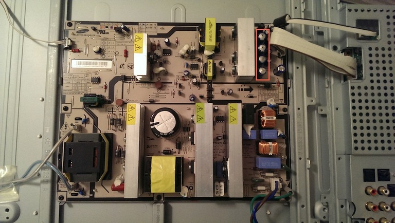 Location of bad capacitors